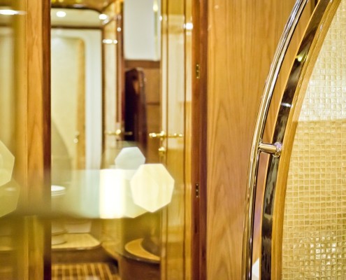 Luxury-power-catamaran-stainless-steel-wood-inlay